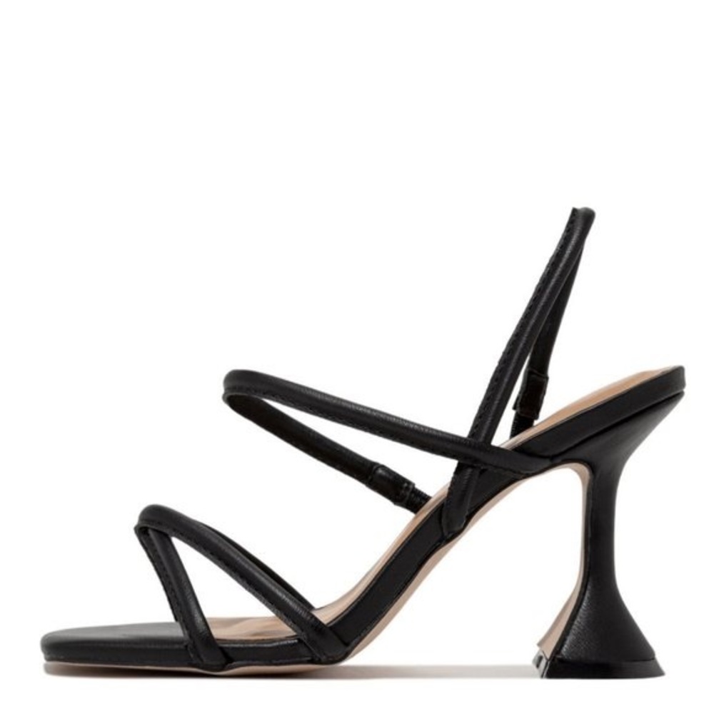 NEW!! Slip On Criss Cross Comfortable Spool Heel - Picture 6 of 6